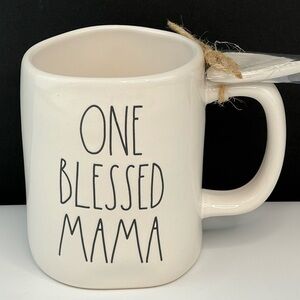 Rae Dunn - ‘One Blessed Mama’ ceramic mug. NWT. Firm!